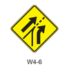 Entering Roadway Added Lane W4-6