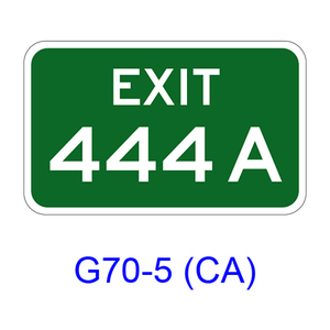 Two Line Exit XXXX G70-5(CA)