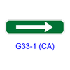 Directional Arrow Auxiliary G33-1(CA)