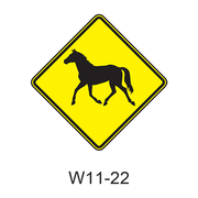 Large Animal - Wild Horse [symbol] W11-22