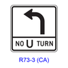 Intersection Lane Control R73-3(CA)