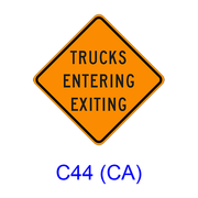 TRUCKS ENTERING EXITING C44(CA)