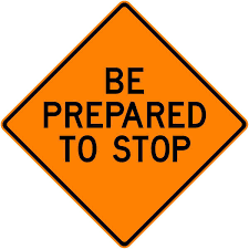 BE PREPARED TO STOP C36