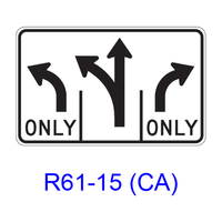 Intersection Lane Control R61-15(CA)