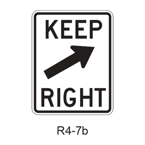 Keep Right R4-7b