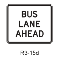 Preferential Lane Advance R3-15d