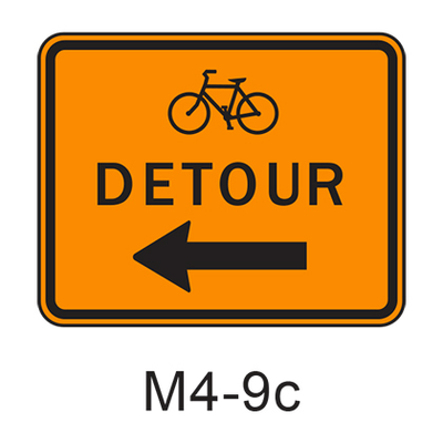 DETOUR w/ arrow [symbol] M4-9c
