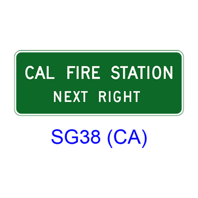 CAL FIRE STATION NEXT RIGHT (LEFT) SG38(CA)