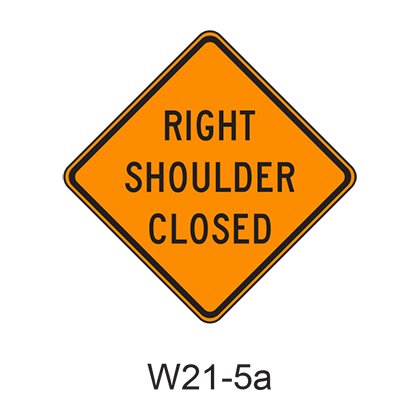 RIGHT SHOULDER CLOSED W21-5a