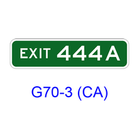Single Line Exit XXXX G70-3(CA)