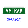 AMTRAK [plaque] G97A(CA)