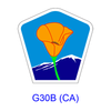 Scenic Route County Marker [poppy symbol] R57(CA)