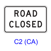 ROAD CLOSED C2(CA)