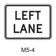 LEFT LANE Designation AUX M5-4
