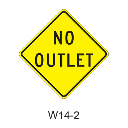 No Outlet W14-2