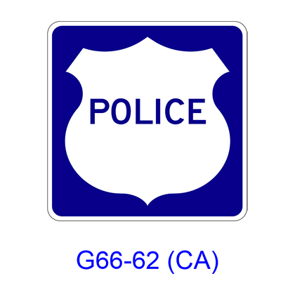 Police [symbol] G66-62(CA)