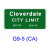 City Limit G9-5(CA)