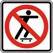 No Skateboarding [symbol] PS-098(CA)