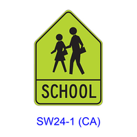 SCHOOL Warning Assembly A [symbol] SW24-1(CA)