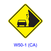 Rock Slide Area [symbol] W50-1(CA)