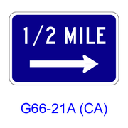 Distance w/ arrow G66-21ACA