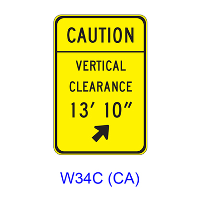 CAUTION VERTICAL CLEARANCE __' __