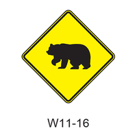 Large Animal - Bear [symbol] W11-16
