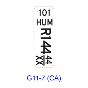 Inventory Marker G11-7(CA)