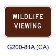 WILDLIFE VIEWING G200-81ACA