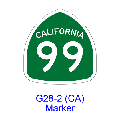State Route Marker G28-2(CA)