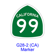 State Route Marker G28-2(CA)