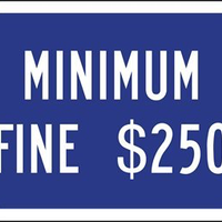 MINIMUM FINE $250 12X9 EG