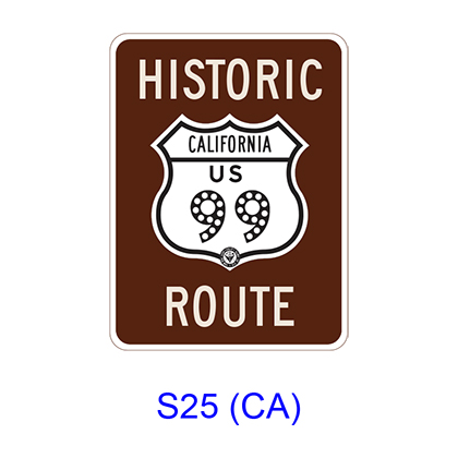 Historic Route 99 [symbol] S25(CA)