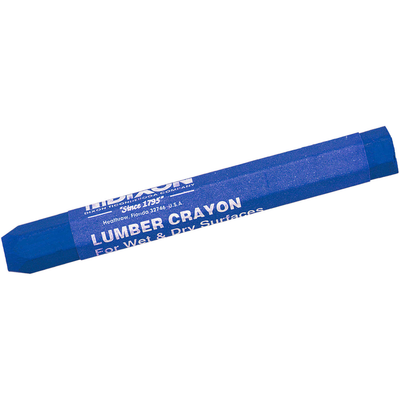 LUMBER CRAYON BLUE 12/BX