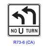 Intersection Lane Control R73-6(CA)