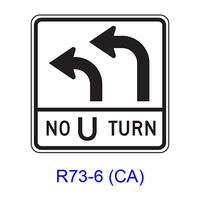 Intersection Lane Control R73-6(CA)