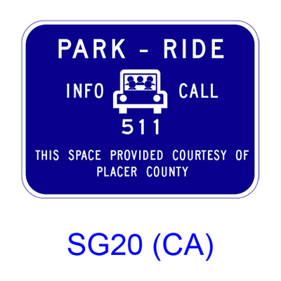 Park & Ride Facility Info [symbol] SG20(CA)