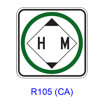 Hazardous Material Permitted [symbol] R105(CA)
