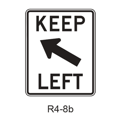 Keep Left R4-8b