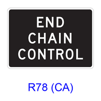 END CHAIN CONTROL R78(CA)