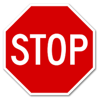 R1-1 HI 24" STOP SIGN