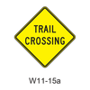 TRAIL CROSSING W11-15a