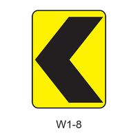 Chevron Alignment, Right or Left W1-8