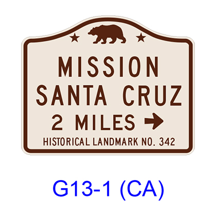 Historical Landmark [symbol] G13-1(CA)