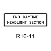END DAYTIME HEADLIGHT SECTION R16-11
