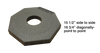 DELINEATOR BASE 8LB OCTAGON
