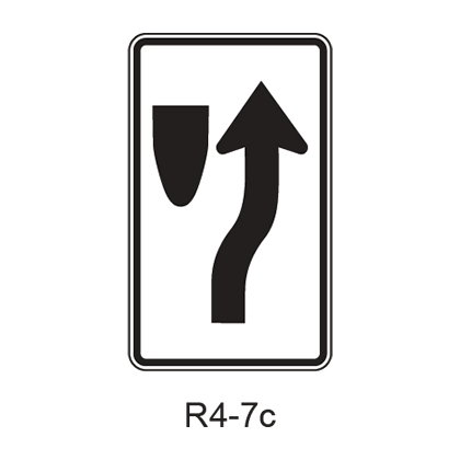 Keep Right [symbol] R4-7c