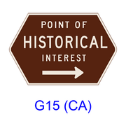 POINT OF HISTORICAL INTEREST G15(CA)