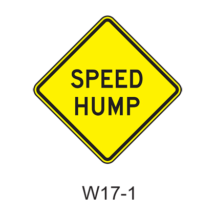 SPEED HUMP (BUMP) W17-1