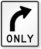 RIGHT TURN ONLY HIP 30X36